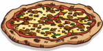 Drawing of Bella Napoli Beef Taco Pizza
