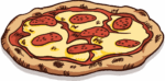 Drawing of Bella Napoli Pepperoni Pizza