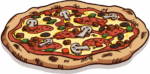 Drawing of Bella Napoli Supreme Pizza